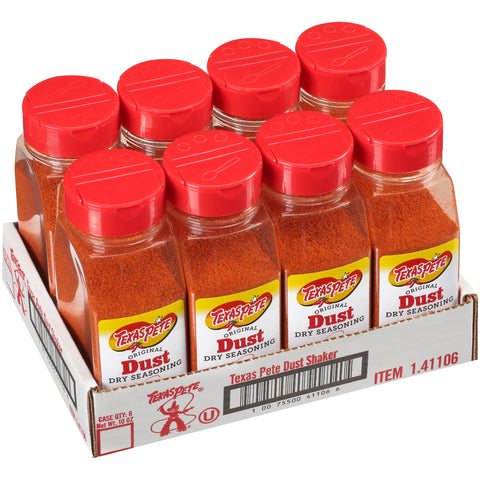 Texas Pete Dust Dry Seasoning, 10 Ounce -- 8 per case.