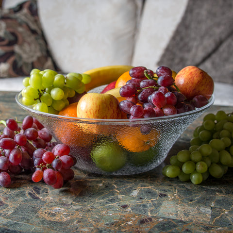 Carlisle BOWL PEBBLED CLEAR 6 QT