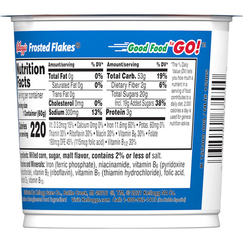 Cereal Frosted Flakes® Single Serve Cup