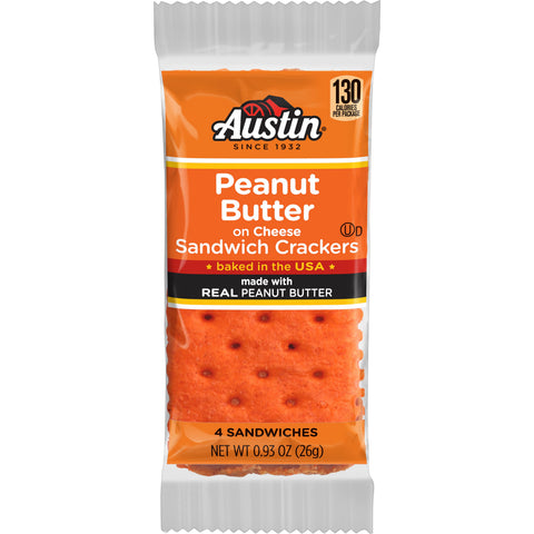 Cracker Sandwich Peanut Butter On Cheese