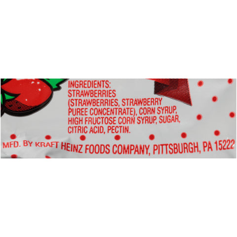 Jam Strawberry Foil Single Serve Pouch 0048900/78000431