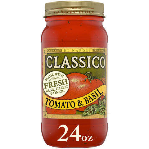 Classico Tomato & Basil Sauce, 26 Ounce -- 12 Case
