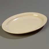 Carlisle PLATTER TRAY OVAL KINGLINE™ MELAMINE TAN 13.5X9.75
