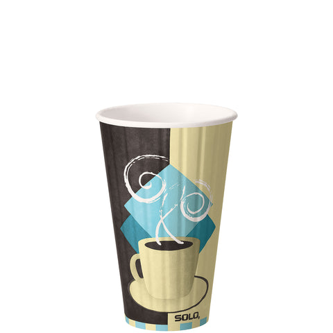 Solo Tuscan Café CUP PAPER HOT DUO SHIELD® INSULATED 16 OZ