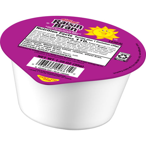 Cereal Raisins Bran Simple Serve 96 Case 1.25 Ounce