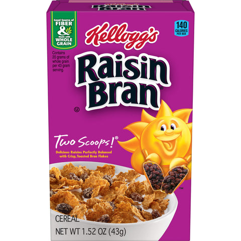Kellogg's® CEREAL RAISIN BRAN® INDIVIDUAL BOX