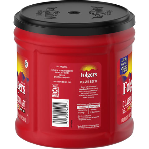 Folgers® COFFEE GROUND CLASSIC ROAST CAN