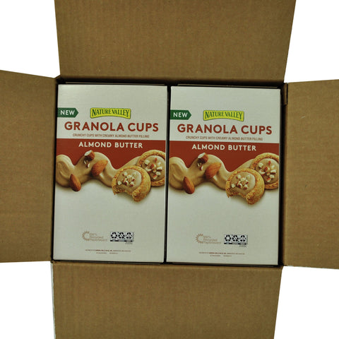 Nature Valley Almond Butter Granola Cups, 14.88 Ounce -- 6 per case.