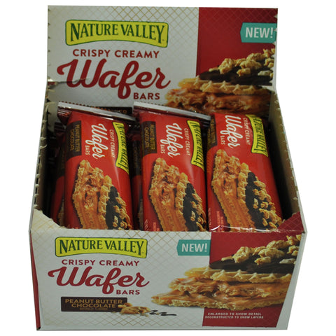 Nature Valley Peanut Butter Chocolate Wafer Bar, 1.3 Ounce - 12 count per pack -- 4 packs per case