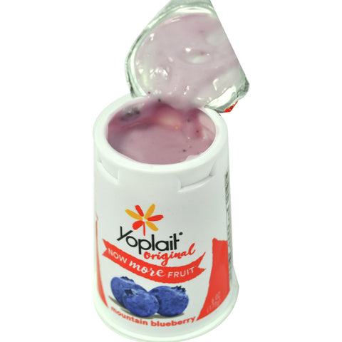 Yoplait Original Mountain Blueberry Yogurt, 6 Ounce -- 12 per case