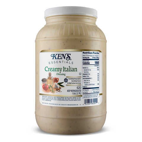 Ken's Foods DRESSING ITALIAN CREAMY ALL NATURAL REFRIGERATED