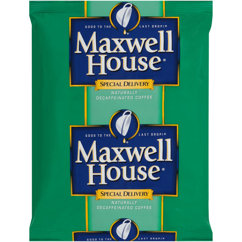 Maxwell House Decaf Special Delivery Ground Coffee - 1.3 oz pack, 42 packs per case
