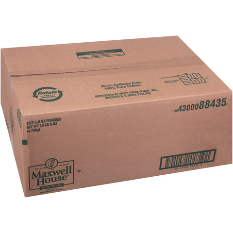 Maxwell House Special Delivery Decaf Ground Coffee - 1.5 oz. pouch, 112 pouches per case