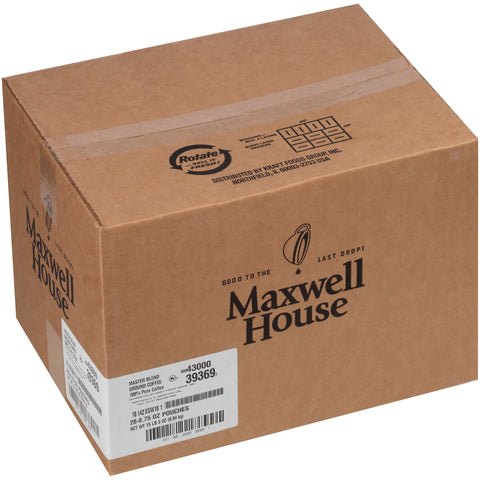 Maxwell House COFFEE MASTER BLEND CAFFEINATED URN PACK