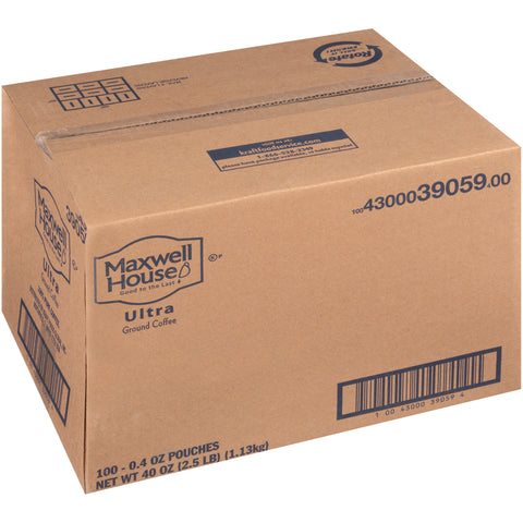 Maxwell House Ultra Roast and Ground In-Room Coffee, 0.4 ounce -- 100 per case