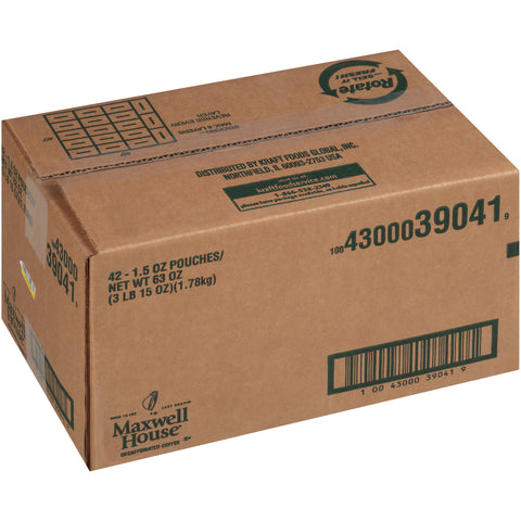 Maxwell House Decaf Office Coffee Service - 1.5 oz. pouch, 42 pouches per case