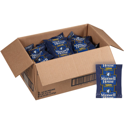Maxwell House Ultra Ground Coffee, 0.9 Ounce -- 42 per case.