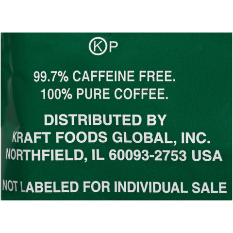 Maxwell House Decaf Office Coffee Service - 1.5 oz. pouch, 42 pouches per case