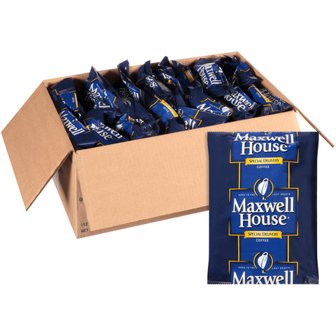 Maxwell House Special Delivery Ground Coffee - 1.4 oz. filter pack, 112 packs per case