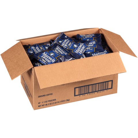Maxwell House Master Blend Office Service Coffee - 1.1 oz. pack, 42 packs per case