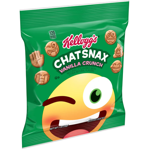 Kelloggs Chat Snax Vanilla Crunch Graham Crackers, 1 Ounce -- 210 per case