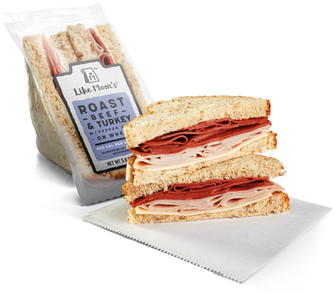 Mom's SANDWICH ROAST BEEF TURKEY W/ PEPPER JACK 5.8 OZ 10000010100