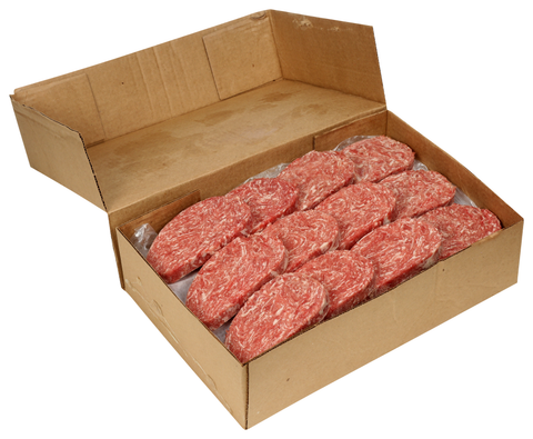 Advance Food Break Away Lightly Marinated Sirloin Beefsteak, 5 Ounce -- 39 per case.