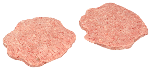 Advance Food Chopped Cubed Beef Steak, 4 Ounce -- 40 per case.