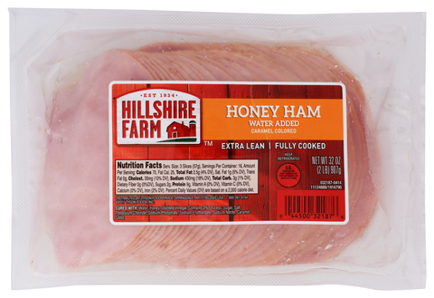 Ham Honey Water Added Sliced .67 Oz 032187-0414