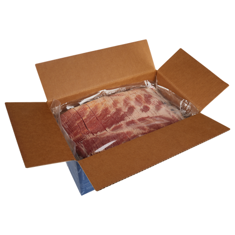 Tyson Wright Brand Natural Texas Smoked Bacon - 18-22 Slices per Pound, 30 Pound.