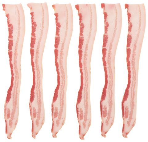 Tyson Wright Brand Natural Texas Smoked Bacon - 18-22 Slices per Pound, 30 Pound.