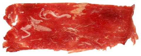 Original Philly Ribeye Seasoned Beef Sandwich Slices, 4 Ounce -- 40 per case.