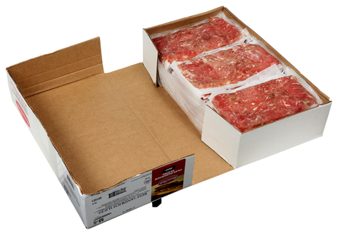 Original Philly Marinated Beef Sandwich Slice, 5 Ounce -- 32 per case.