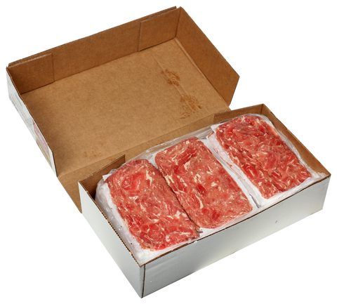 Original Philly WOW Seasoned Beef Sandwich Slices, 5 Ounce -- 32 per case.