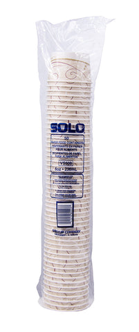 Solo Symphony® CONTAINER PAPER FOOD SINGLE SIDED POLY 8 OZ