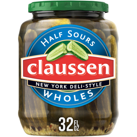 Pickle Half Sour Glass Jar Refrigerated