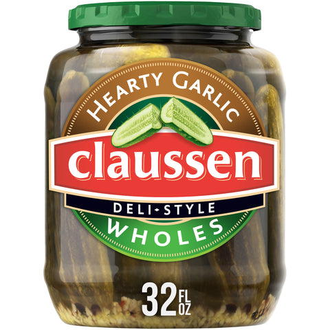 Claussen PICKLE WHOLE HARTY GARLIC REFRIGERATED