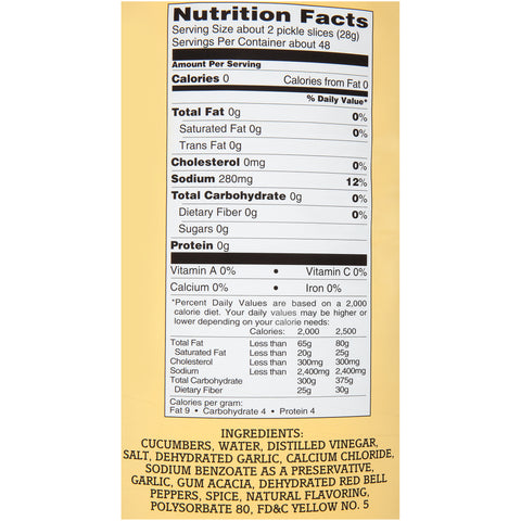 Heinz Sandwich Sliced Pickle , 99 Fluid Ounce -- 10 Case