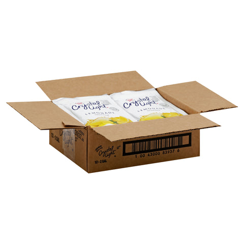 Crystal Light Lemonade Mix 12 Envelopes Per Case - Each Evelope Makes 2 Gallons