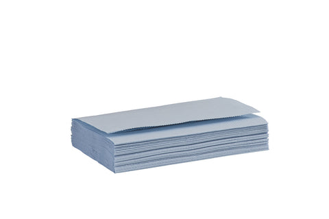 Essity Tork Windshield 2 Ply Blue Folded Paper Towel -- 16 per case