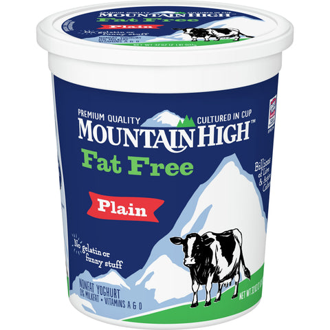 Mountain High® YOGURT PLAIN FAT FREE