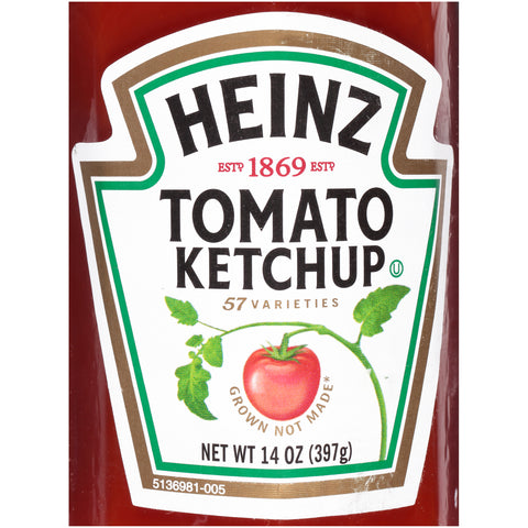 Heinz Ketchup Glass Bottle, 14 Ounce -- 24 per case