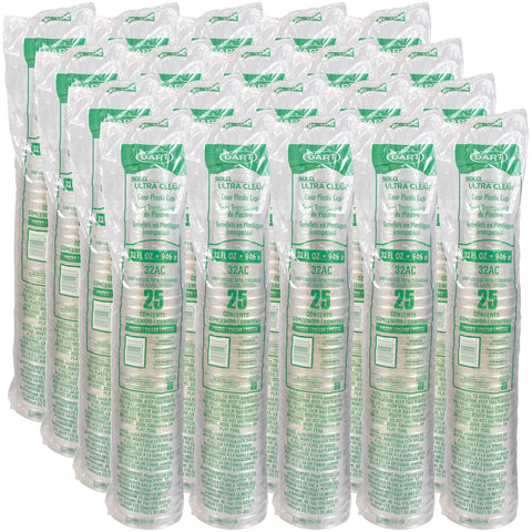 Solo Ultra Clear PET Pedestal Cup, 32 Ounce -- 500 per case