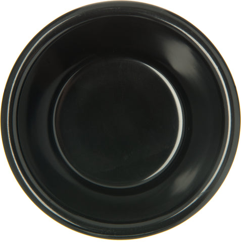 Carlisle RAMEKIN MELAMINE FLUTED BLACK 4 OZ