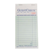 Guestcheck Carbon 2 Part Green 16 Line