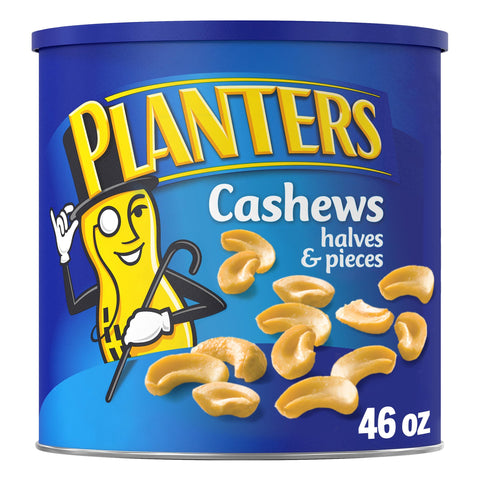 Planters CASHEW HALVES & PIECES SALTED
