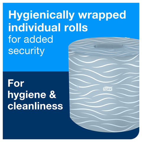 Tork White 2 Ply Premium Soft Bath Tissue Roll, 4 inch x 125 feet