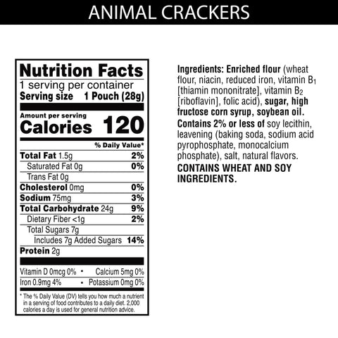 Cracker Keebler Austin Zoo Animal 100 Count 1 Ounce
