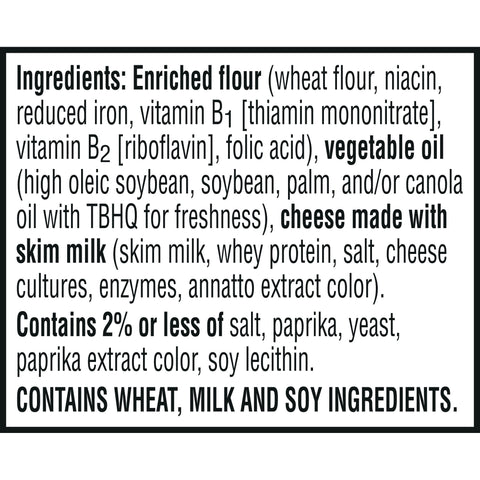 Cheez-It Reduced Fat Baked Snack Crackers - 1.5 oz. bag, 60 per case