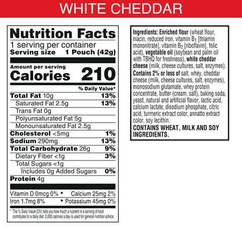 Snack Cracker Cheez-it® White Cheddar